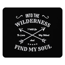 Personalized Mouse Pad with Wilderness Quote - Non-Slip Rubber Bottom, One-Sided - £13.99 GBP