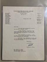 Richard M. Nixon - Typed Letter Signed 01/22/1964 W/ COA- Collectors Universe 08 - £200.94 GBP
