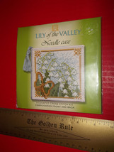 Craft Gift Thread Kit Lily of the Valley Needle Case Counted Cross Stitch Set - £14.93 GBP