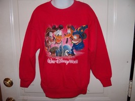 Disney Red Walt Disney World Sweatshirt Size S Boy&#39;s/Girl&#39;s EUC - £12.80 GBP