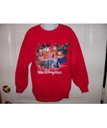 Disney Red Walt Disney World Sweatshirt Size S Boy&#39;s/Girl&#39;s EUC - $19.80