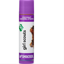 Lip Smacker Girl Scouts COCONUT CARAMEL STRIPES Samoas Lip Balm Gloss Ch... - £2.92 GBP