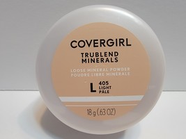 New Covergirl Trublend Minerals Loose Mineral Face Powder 405 Light Pale 0.63 Oz - £11.96 GBP