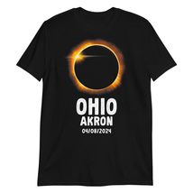 Outdoors Akron Ohio OH Total Solar Eclipse 2024 T-Shirt - $19.59+