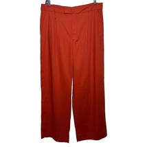 New Banana Republic Pants Women&#39;s 18 2X Orange Linen Blend Work Wear - AC - $37.01