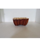 Vintage Cookson Pottery CP3806 USA Brown Drip Planter - $20.30 CAD