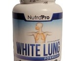 White Lung by NutraPro Lung Cleanse &amp; Detox Respiratory Health 60 Caps 0... - £17.35 GBP