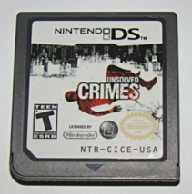 Nintendo Ds   Unsolved Crimes (Game Only) - £7.89 GBP