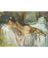 Dreaminess, a 24&quot; high x   reproduction oil painting on canvas by Phuon... - $478.83 CAD