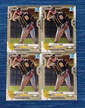 Lot of 4 2021 Bowman Chrome RC #97 HA-Seong Kim San Diego Padres RC Rookie Card - $1.99