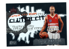 2006-07 Topps Tony Parker Clutch City Stars #18 Insert NBA San Antonio Spurs NM - £1.52 GBP