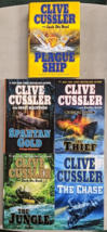 Clive Cussler [Hardcover] Plague Ship Spartan Gold The Thief The Chase The Ju X5 - £19.77 GBP