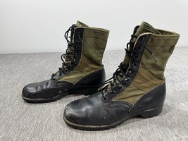 US Army Genesco Spike Protective Jungle Combat Boots Size 8 N Vietnam Wa... - $2,132.13 MXN