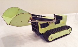 VTG TONKA USA PRESSED STEEL LIME GREEN TOY BULLDOZER T-6 FRONT LOADER 12&quot; - $367.44 MXN
