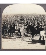 Vtg Keystone Stereoscope Card WW1 Sea Of Bayonetts - Russian Troops on R... - $405.25 MXN