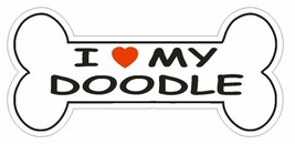 Love My Doodle Bumper Sticker or Helmet Sticker D2449 Dog Bone Pet Lover - £1.11 GBP+