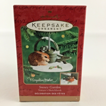 Hallmark Keepsake Christmas Ornament Snowy Garden Nature&#39;s Sketchbook Ne... - $19.75