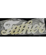 BRAND NEW IN PACKAGE 10 Pack Gummed, Foil Embossed FATHER Decals BRAND NEW - £3.08 GBP