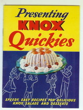 Cookbook Recipes â€œPresenting Knox Quickiesâ€ 24p 1938 - $4.00