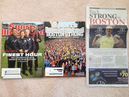 Lot 3 Boston Strong: 2 Sports Illustrated April 2014, November 2013 + news clip - £5.87 GBP