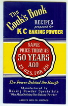 Cookbook â€œCookâ€™s Bookâ€ KC Baking Powder 32P 1939 - $5.50