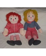 AWESOME 26&quot; VINTAGE GENTLY USED RAGGEDY ANN &amp; ANDY DOLL DOLLS HANDMADE C... - £43.96 GBP