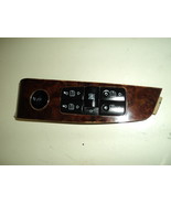 2003 MERCEDES BENZ S500 MASTER POWER WINDOW SWITCH WITH WOOD FINISHED BEZEL - $129.86 CAD