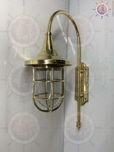 Solid Brass Wall Mount Shipping Interior Bulkhead Light MADE...- Show Origina... - $1,628.66