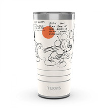 Mickey Mouse Melody 20oz Stainless Steel Tervis® Travel Mug Beige - £37.55 GBP