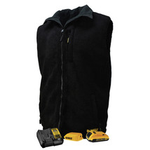 DeWalt DCHV086BD1-M Reversible Heated Fleece Vest Kit - Black, M New - $282.99