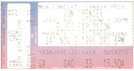 Jon Spencer Blues Explosion Concert Ticket Stub November 2 1996 Toronto - $34.64