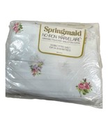 VTG Springmaid Prelude No-Iron Marvelaire Vintage Double Fitted Sheet Pi... - £44.12 GBP