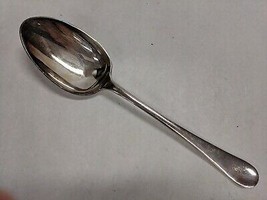 MAPPIN &amp; WEPP VINTAGE PRINCES PLATE SILVER SERVING SPOON MONOGRAM - $12.61