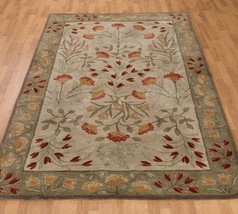 Hand Tufted Rug 100% Authentic Persian Style Designer Wool Rug  - £151.05 GBP