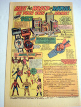 1976 Color Ad  Marvel Action Figures, Radios, Web Shooter, and Marvel World - $7.99