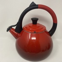LE CREUSET Oolong Tea Kettle, Enamel Coated Steel in Red,1.6 Quarts Capacity - £47.95 GBP