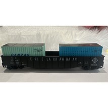 Athearn HO Scale Erie Lackawanna 15487 Freight Car 2 Containers 0071 - $8.90