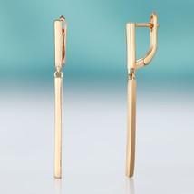 MAIKALE Classic Geometric Dangle Earrings For Women Copper Gold Earrings Simple  - £8.12 GBP
