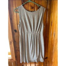 Mossimo Stretch Sleeveless Gray Jersey Dress with Back Zipper Detail Size L - $284.24 MXN