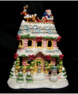 Avon A Visit From Santa Tealight House Luminous Treasures 2002 - £19.65 GBP