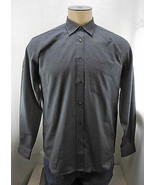 Cutter &amp; Buck Black Herringbone Check Long Sleeve Cotton Shirt - Women&#39;s M - £7.43 GBP