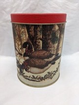 Vintage Winter Holiday Goose Tin 4&quot; X 6&quot; - $38.48