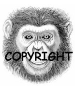 MONKEY FACE new mounted rubber stamp - €6,96 EUR