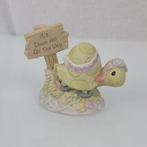 Precious Moments Figurine 110261 ln box It's Down Hill All The Way Turtle - $24.26