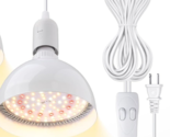 Barrina LED Grow Light Bulb, 50W Full Spectrum Hanging Light For Indoor ... - £30.99 GBP
