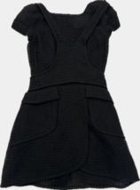 Chanel Dress Silk Organza Black Evening 38 - £1,963.76 GBP