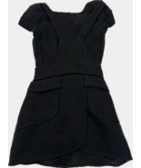 Chanel Dress Silk Organza Black Evening 38 - $2,546.04