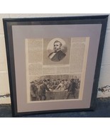 Wonderful Vintage Harper&#39;s Weekly Newspaper Article 1871 - FRAMED &amp; MATT... - $1,870.53 MXN
