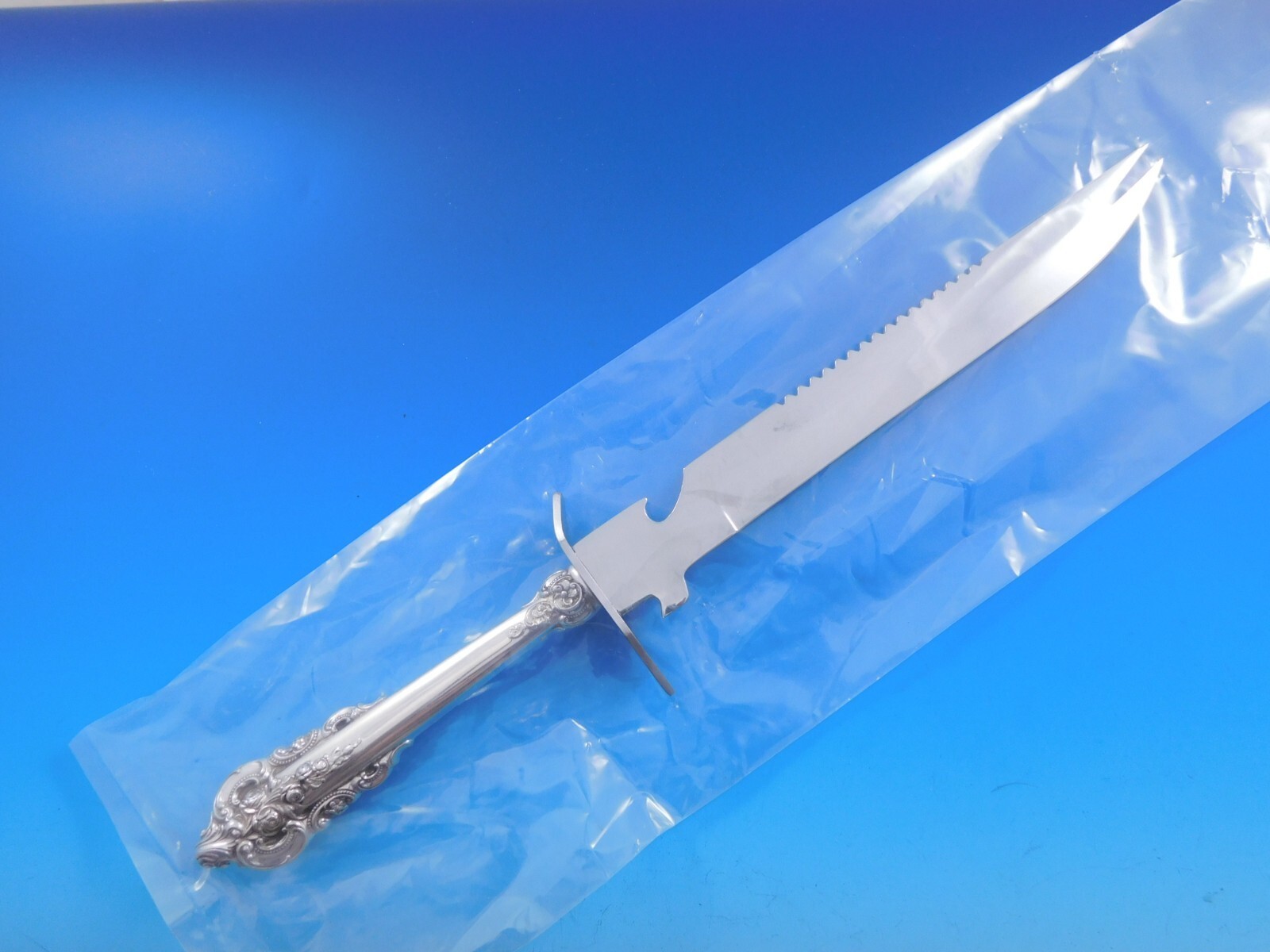 Grande Baroque by Wallace Sterling Silver Ham Slice HH WS 11 1/8&quot; Custom... - $78.21