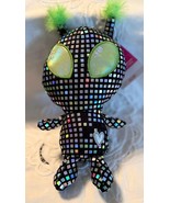 Sparkly Disco Ball Black Alien 9” Tall Valentine Plush w Tag Stuffed Animal - $224.87 MXN